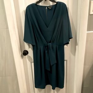 CITY CHIC teal tie dress SIZE 16